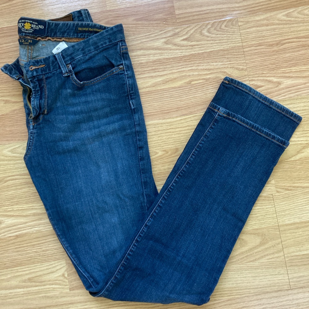 Lucky Brand Straight Leg Jeans 12/31